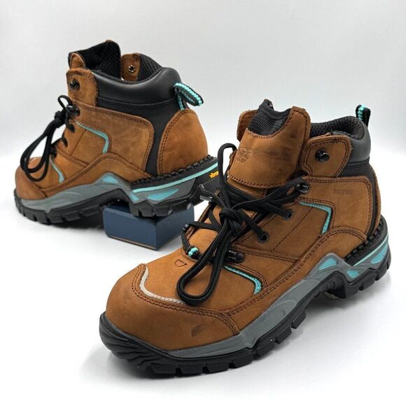 Red Wing Wmns Aluminum Toe Waterproof Work Boots - Picture 8 of 13